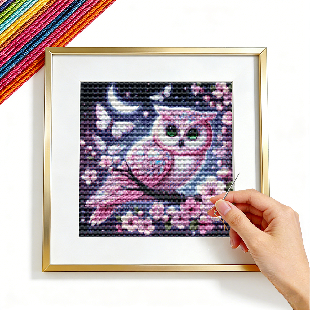 Embroidery Guide Paper - Cross Embroidery Kits Owl Animal Guide