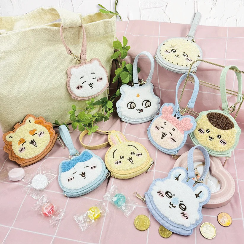 Embroidery Bag - Cute Hachiware Usagi Plush Coin Purse