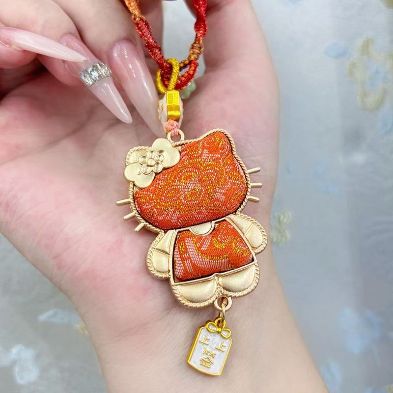 Embroidery Gold - Hellokitty Chinese Style Embroidery Lucky Cat