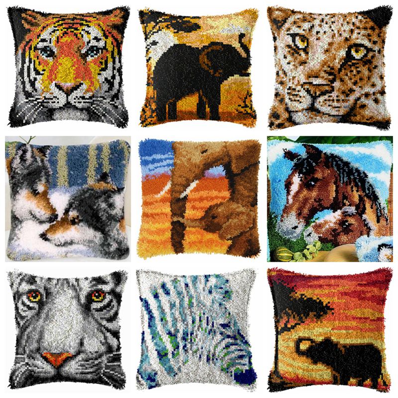 Embroidery Meaning - Latch Hook Kit Pillow Embroidery Do