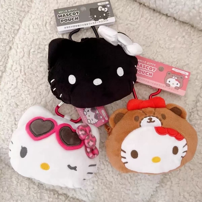 Embroidery Bag - Retro Sanrio Hello Kitty Black Skin