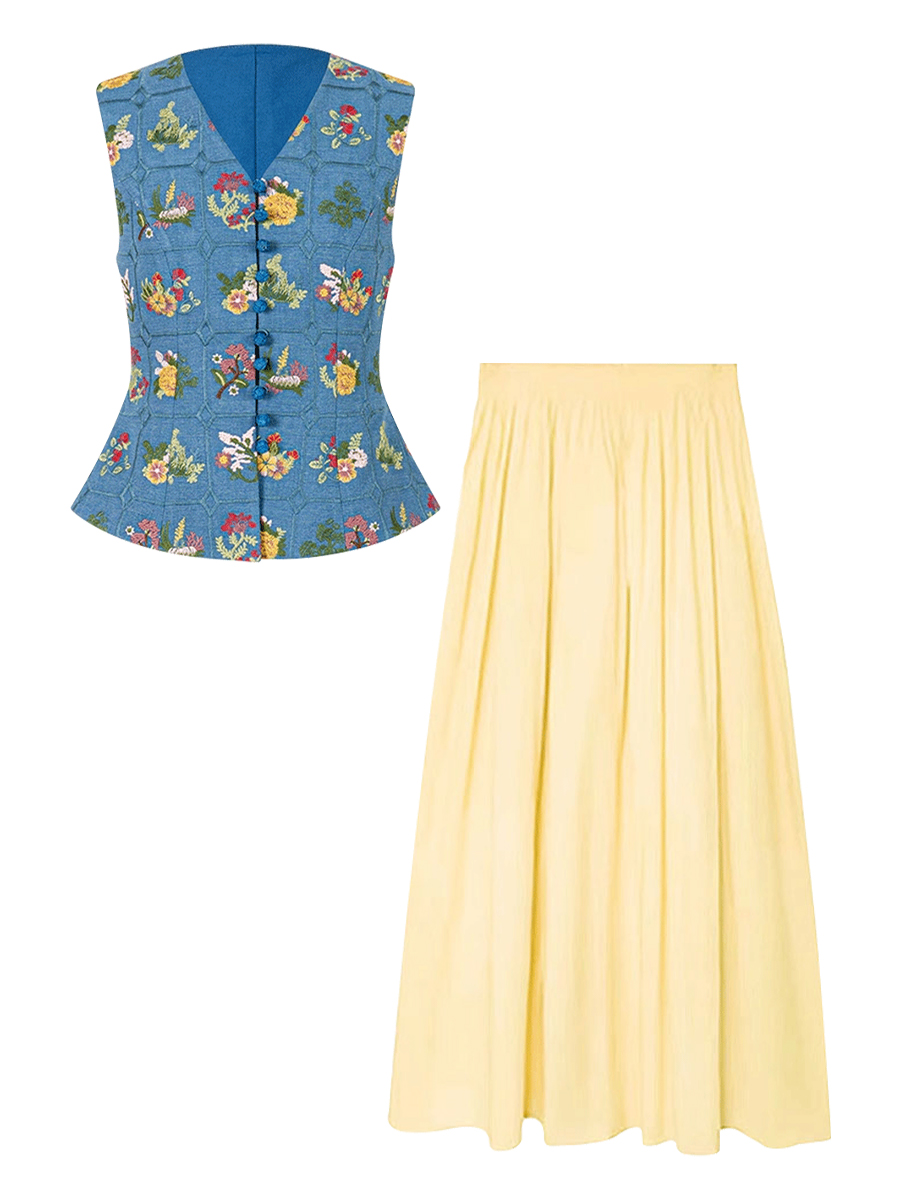 Parkyeon Retro Heavy Embroider – обзор и цена Embroidery Yellow
