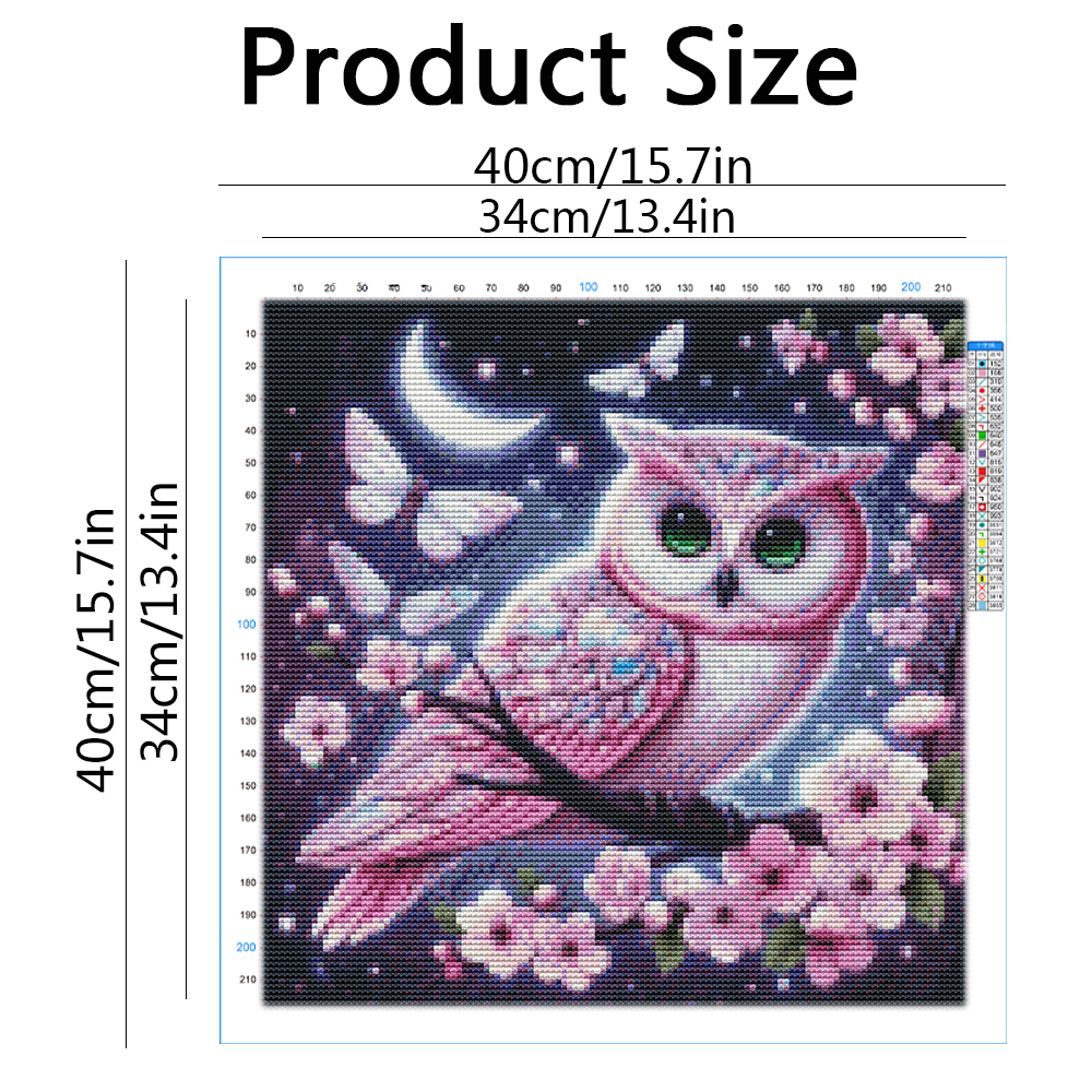 Cross Embroidery Kits Owl Anim – обзор и цена Embroidery Guide Paper