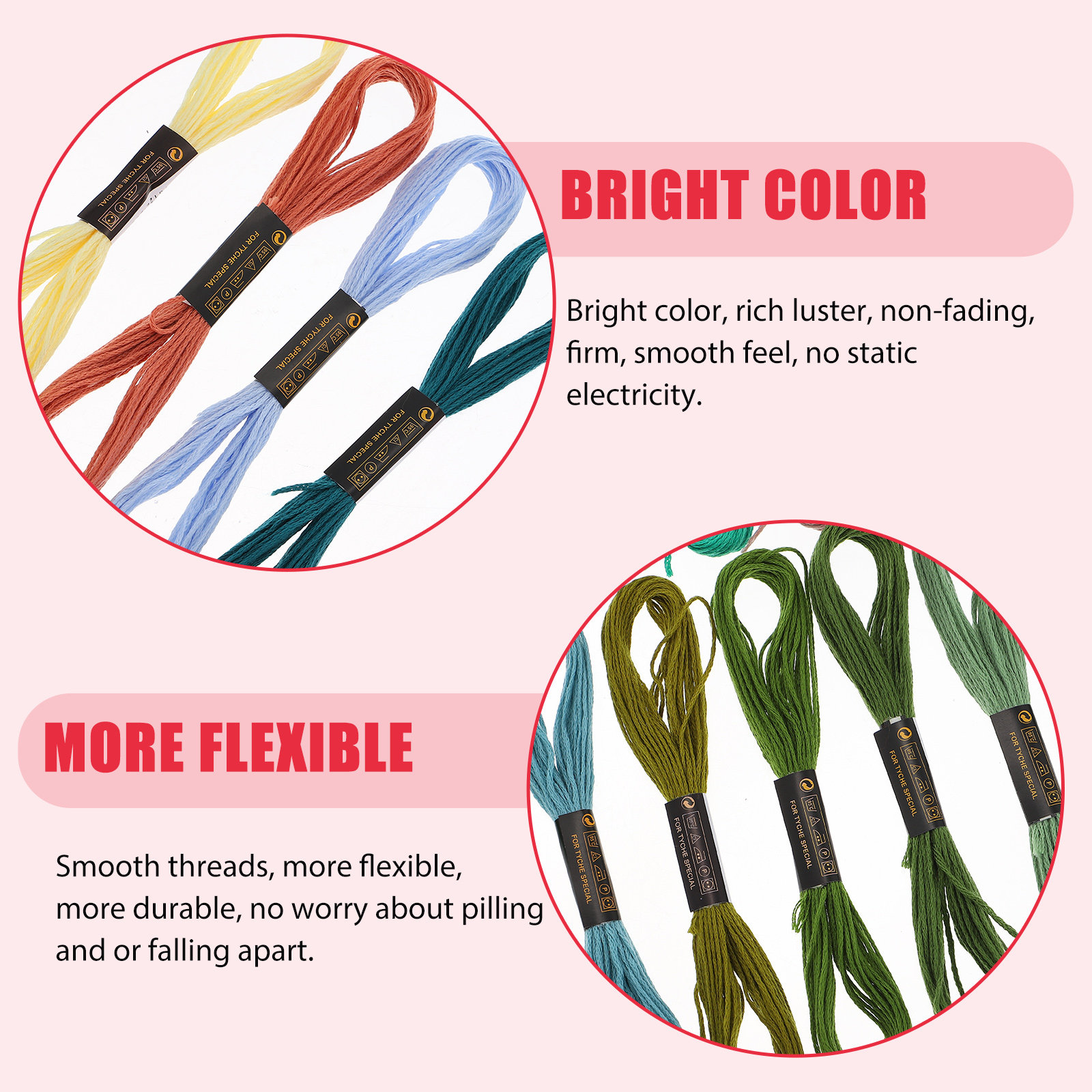 100pcs Embroidery Thread Cross – обзор и цена Embroidery H&M