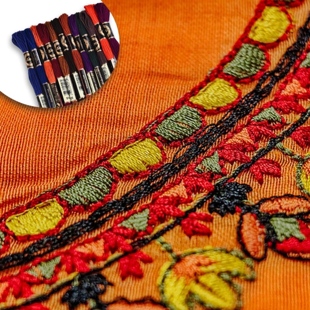 12 Skeins 6 Strands Hand Varie – обзор и цена Embroidery Thread Yarn