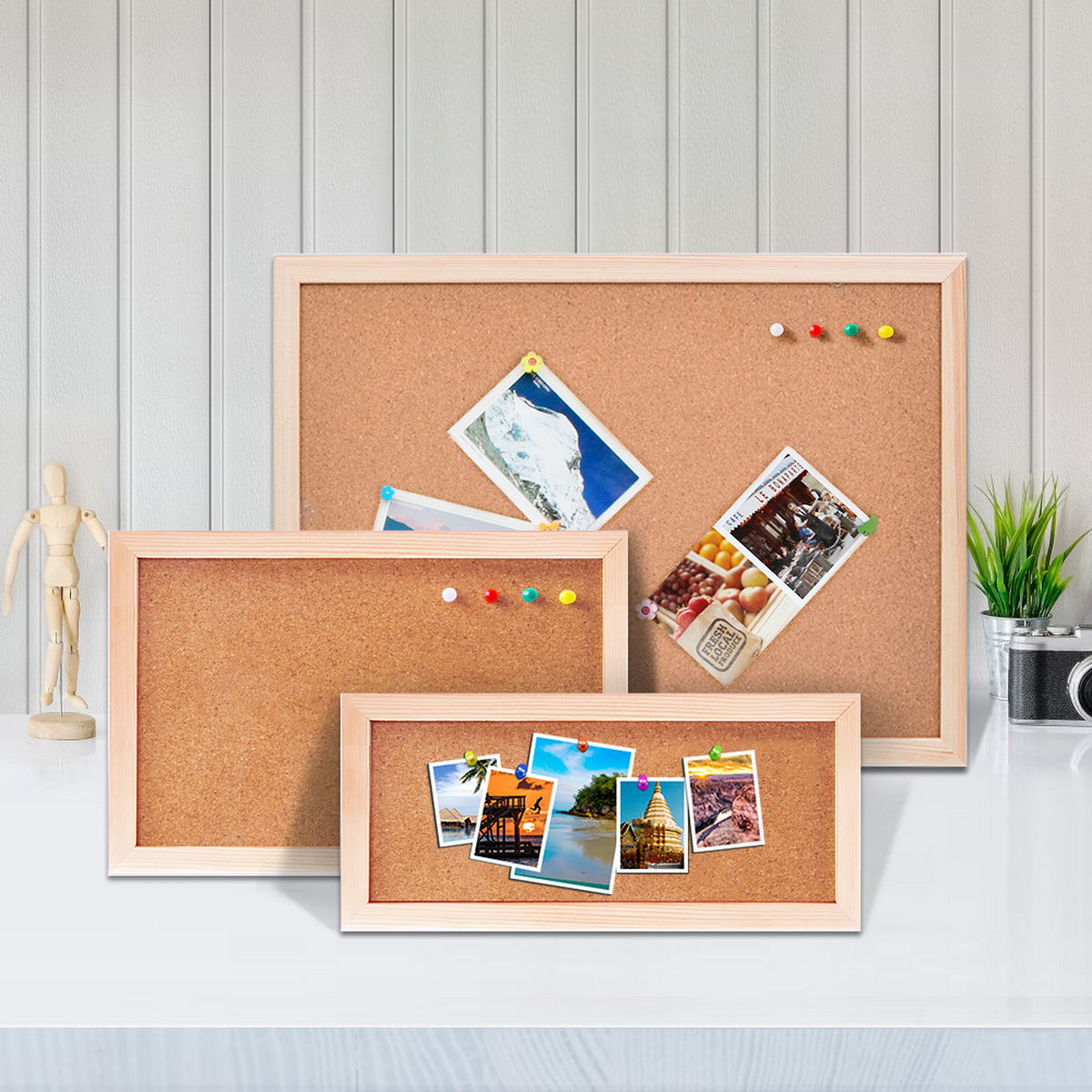 Vintage Pine Wood Frame Cork B – обзор и цена Frame Display Wood