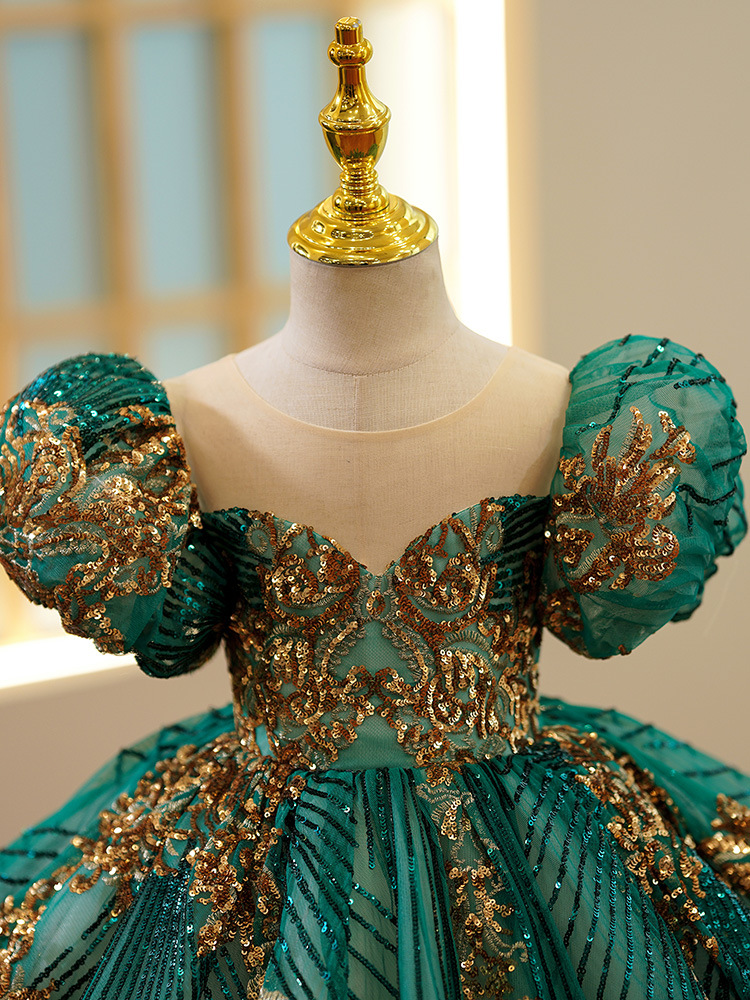 Kids Luxury Party Green Gold D – обзор и цена Embroidery Gold