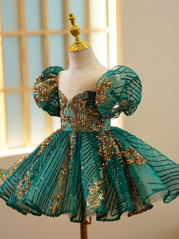 Kids Luxury Party Green Gold D – обзор и цена Embroidery Gold
