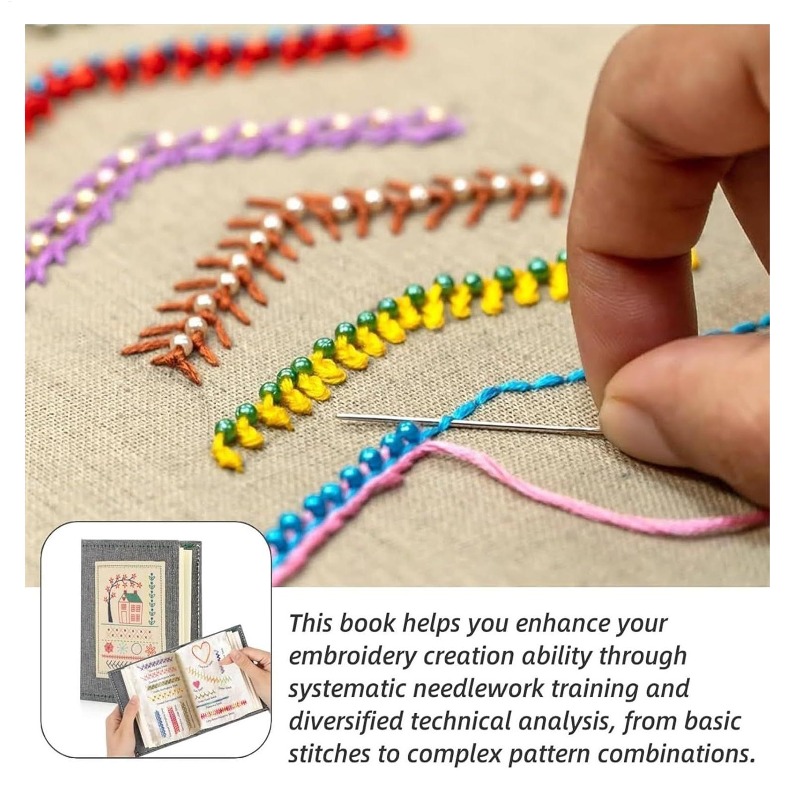 Embroidery Stitch Book For Beg – обзор и цена Embroidery Guide Paper