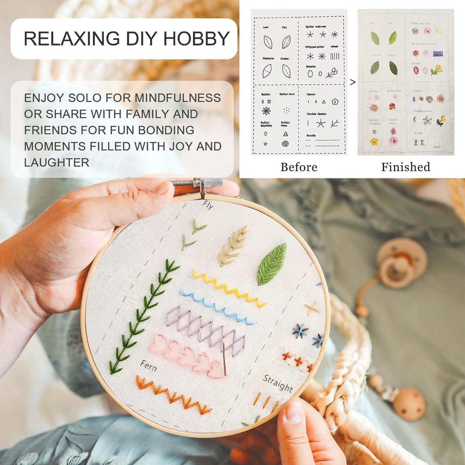 Embroidery Stitch Book For Beg – обзор и цена Embroidery Guide Paper