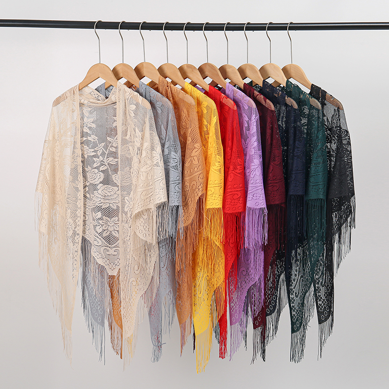 New Embroidery Lace Scarf Shaw – обзор и цена Embroidery Veil