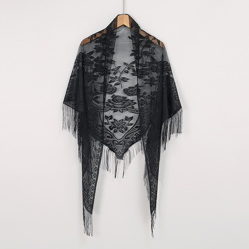 New Embroidery Lace Scarf Shaw – обзор и цена Embroidery Veil