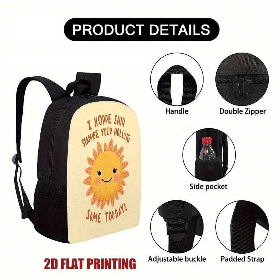 Fashion Sunshine Smiling Face  – обзор и цена Embroidery Bag