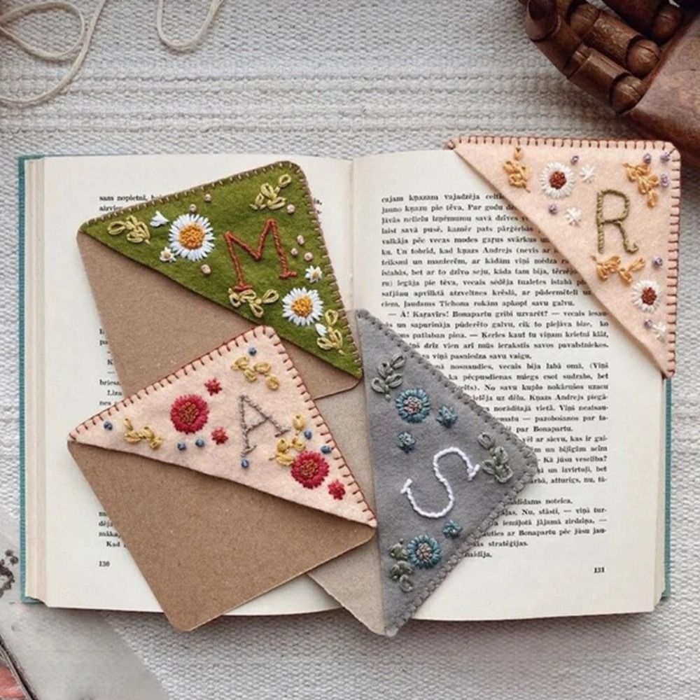 Felt Hand Embroidered Corner B – обзор и цена Embroidery Meaning