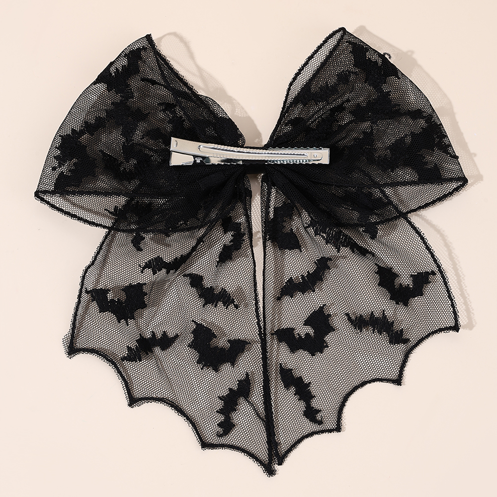 Halloween Bat Bow Hair Clips B – обзор и цена Embroidery Veil