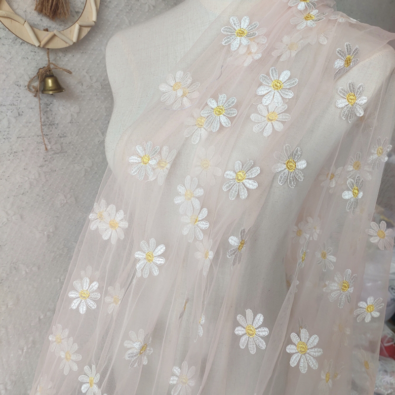 150cm Wide Daisy Embroidery La – обзор и цена Embroidery Veil