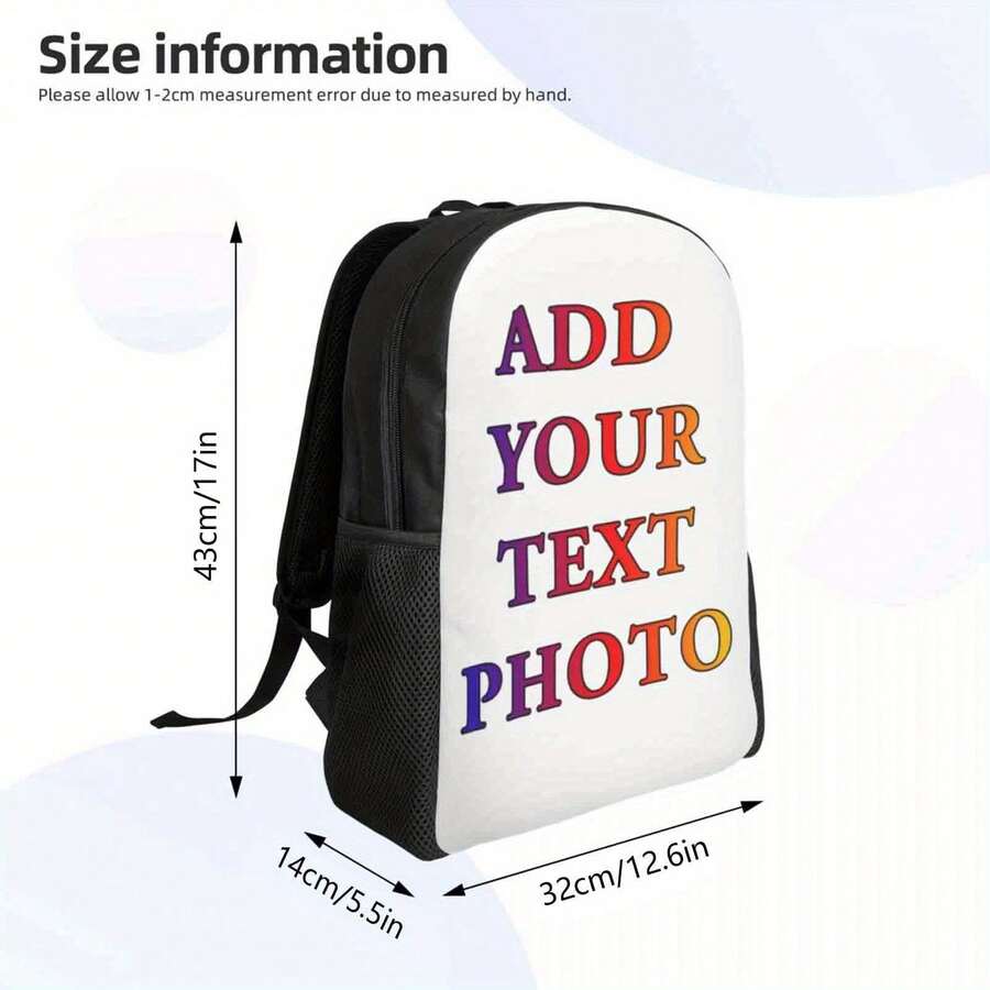Customizable Photo Backpack Fo – обзор и цена Embroidery Bag