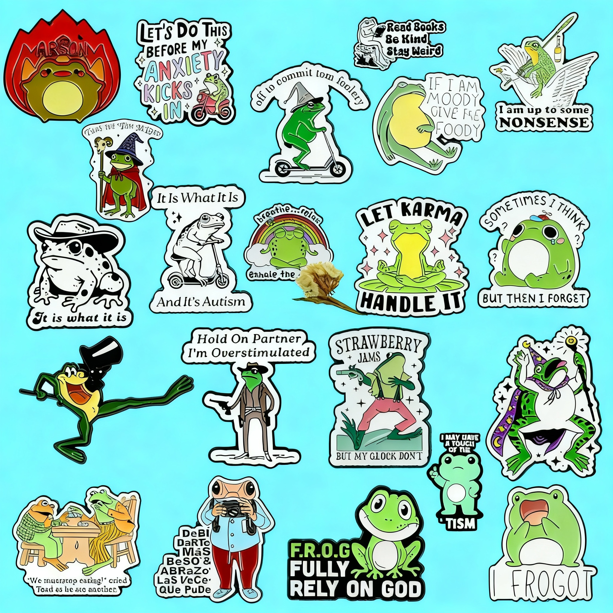 Cartoon Frog Brooch Pin Badge  – обзор и цена Embroidery Tulle