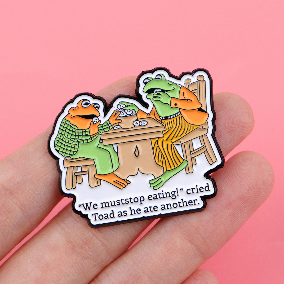 Cartoon Frog Brooch Pin Badge  – обзор и цена Embroidery Tulle