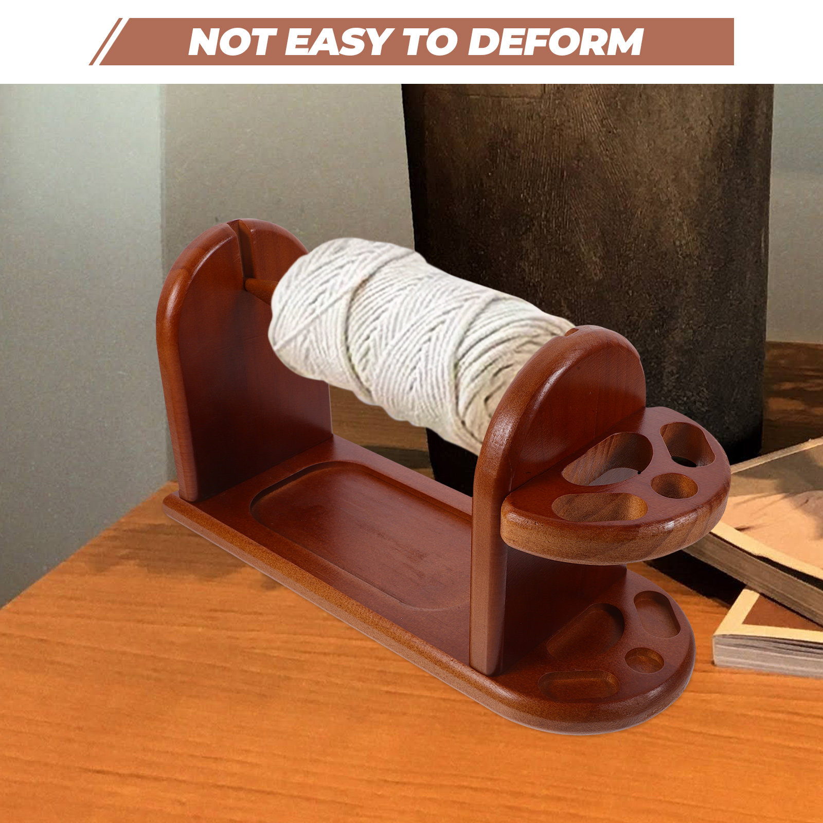 Sturdy Wooden Yarn Holder for  – обзор и цена Embroidery Thread Yarn