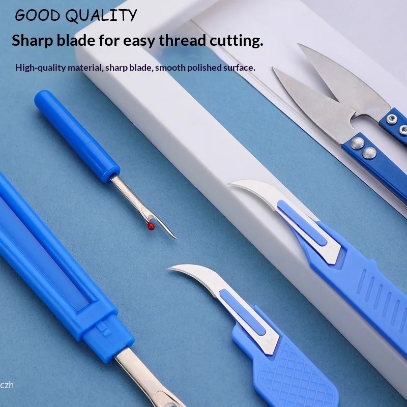 5Pcs Blue Sewing Ripper Kit wi – обзор и цена Embroidery Thread