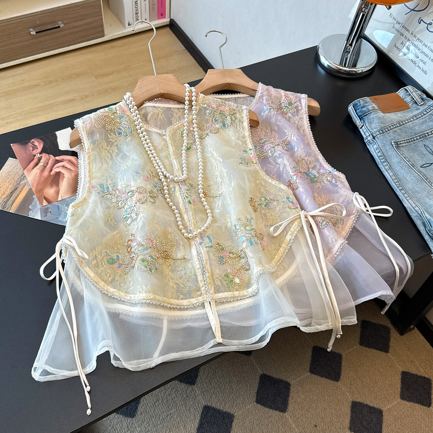New Chinese Style Heavy Embroi – обзор и цена Embroidery Yellow