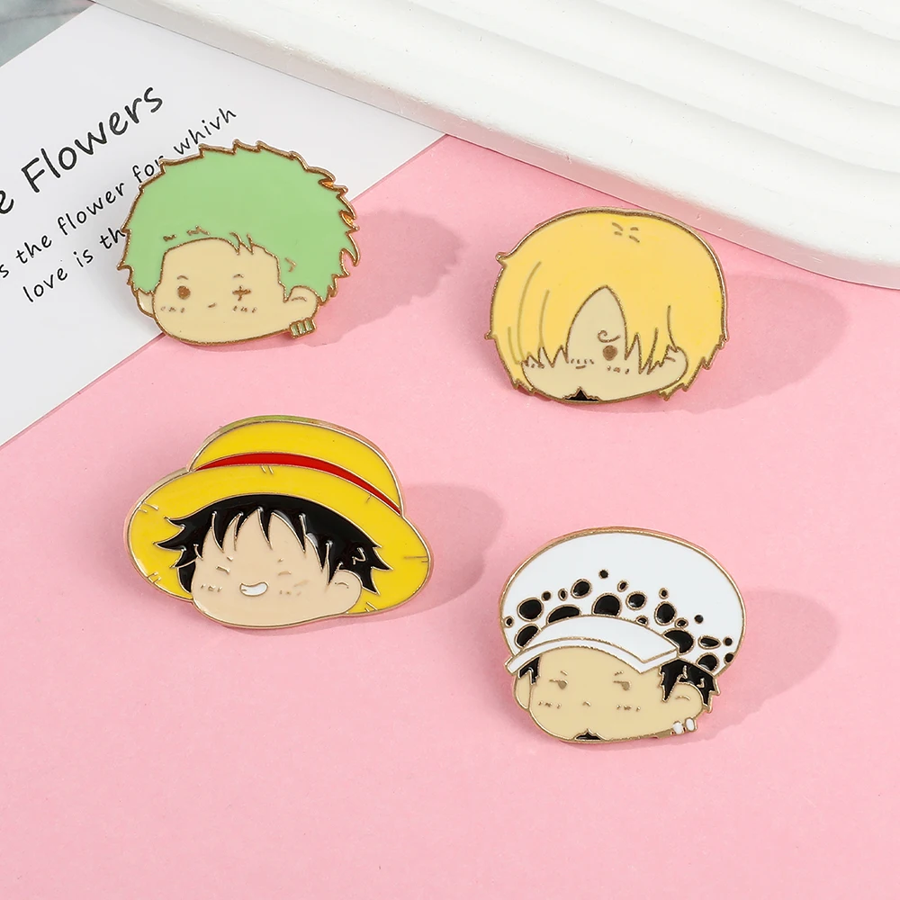 4 Pcs Anime Character Brooch S – обзор и цена Embroidery Tulle