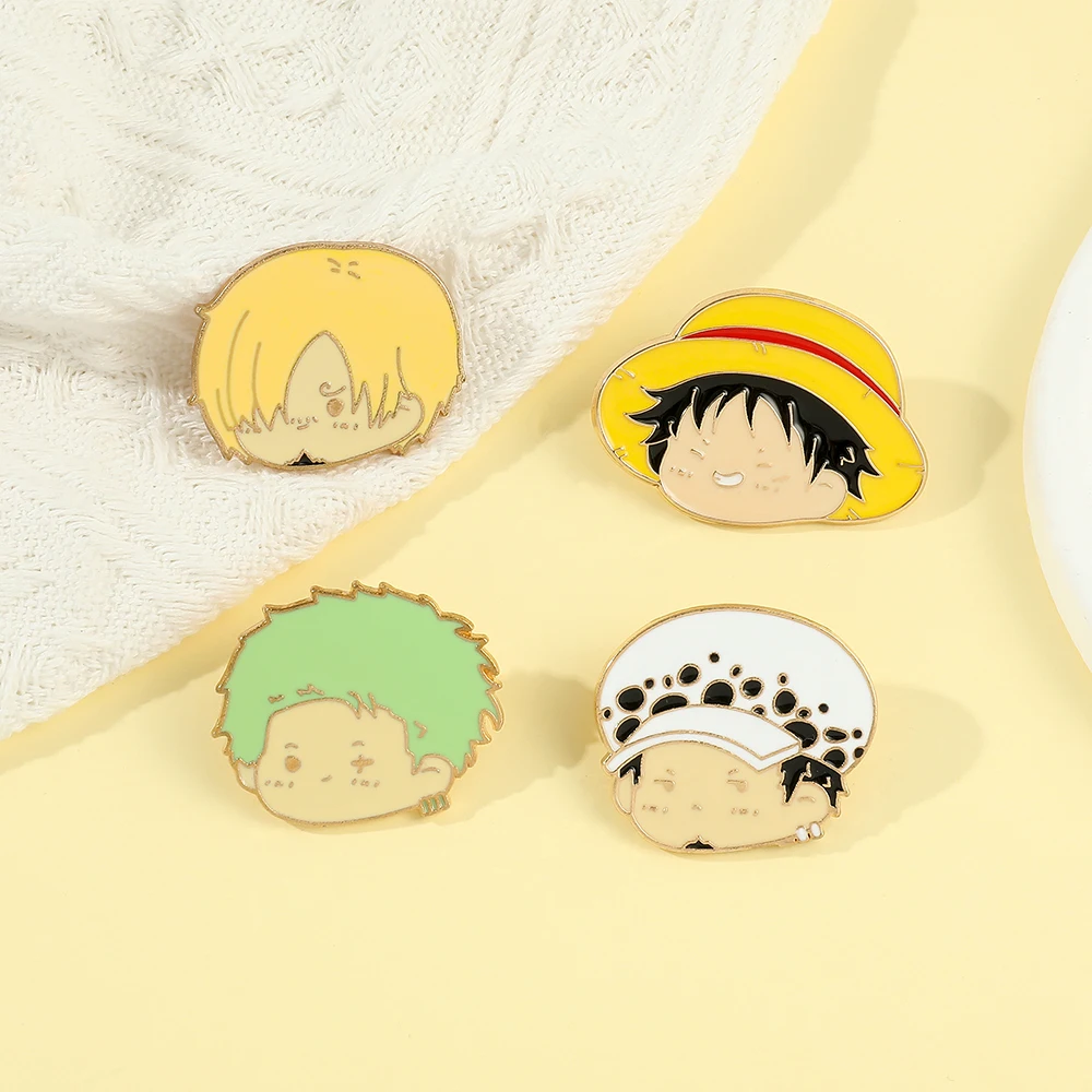 4 Pcs Anime Character Brooch S – обзор и цена Embroidery Tulle
