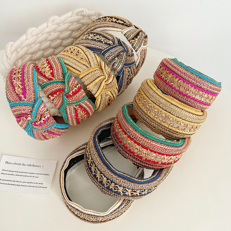 Women Girls Vintage Bohemian E – обзор и цена Embroidery Gold