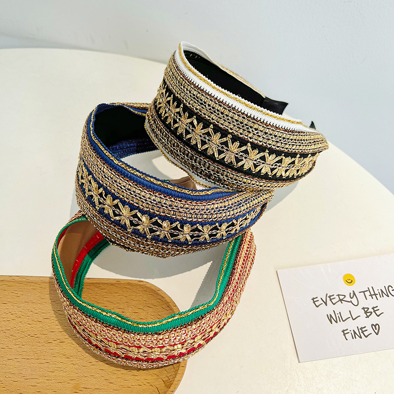 Women Girls Vintage Bohemian E – обзор и цена Embroidery Gold