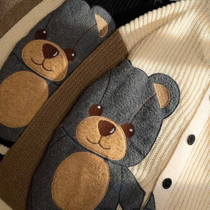 Womens Cute Bear Graphic Embro – обзор и цена Embroidery Thread Yarn