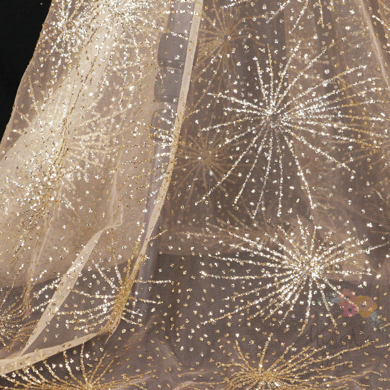Embellished Tulle Fabric Metal – обзор и цена Embroidery Veil