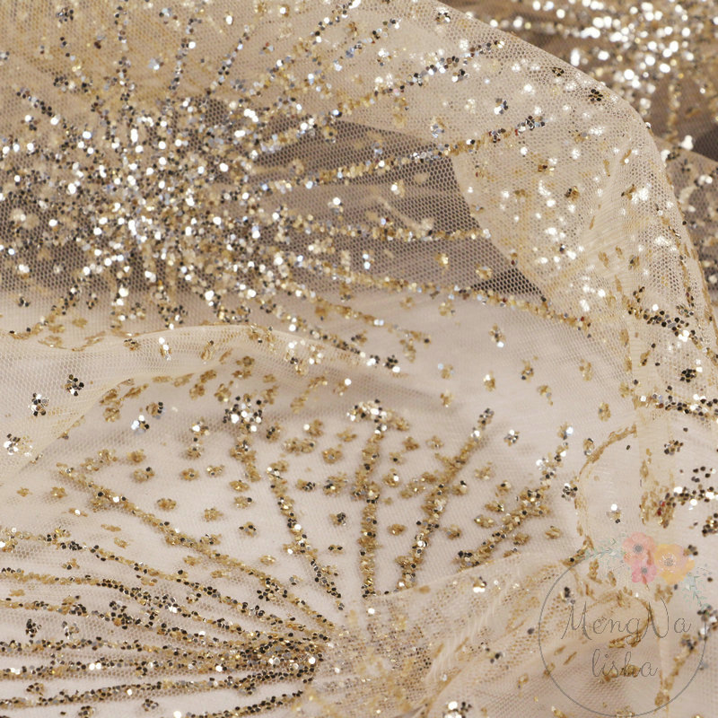 Embellished Tulle Fabric Metal – обзор и цена Embroidery Veil