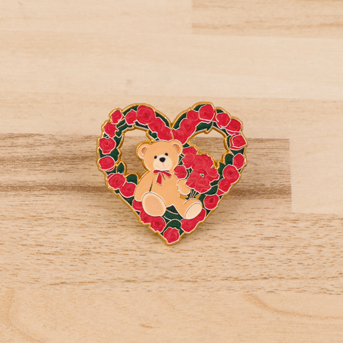 Fox Rose Bear Enamel Pins Anim – обзор и цена Embroidery Tulle