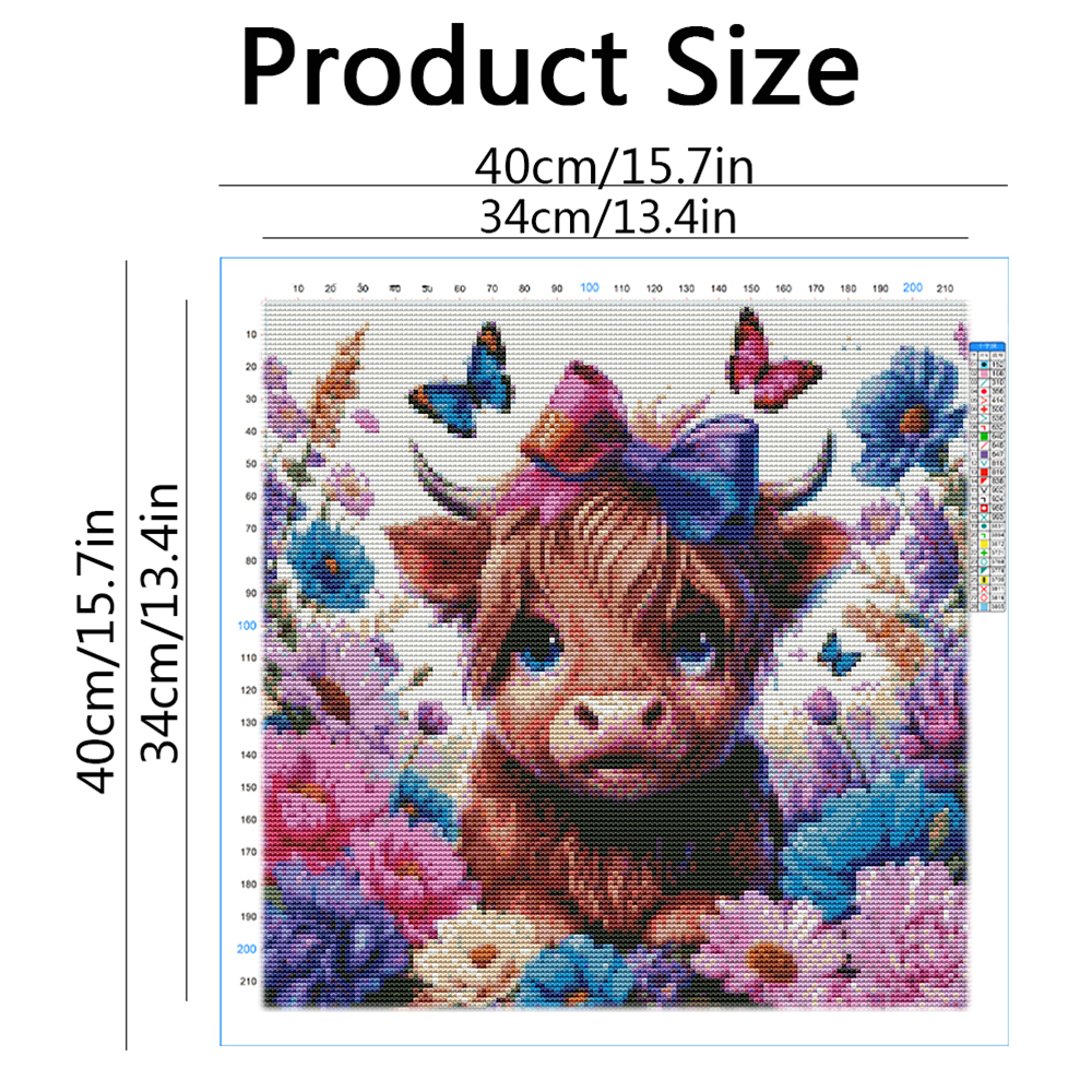 Cross Point Embroidery Kit Cow – обзор и цена Embroidery Guide Paper