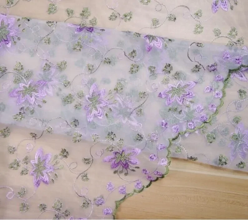Exquisite flower embroidery La – обзор и цена Embroidery Veil