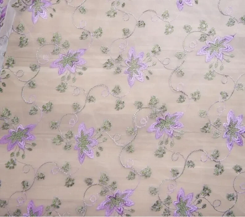 Exquisite flower embroidery La – обзор и цена Embroidery Veil