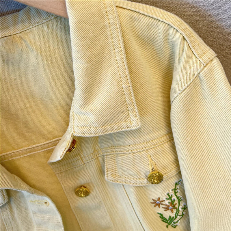 Korean Vintage Flower Embroide – обзор и цена Embroidery Yellow