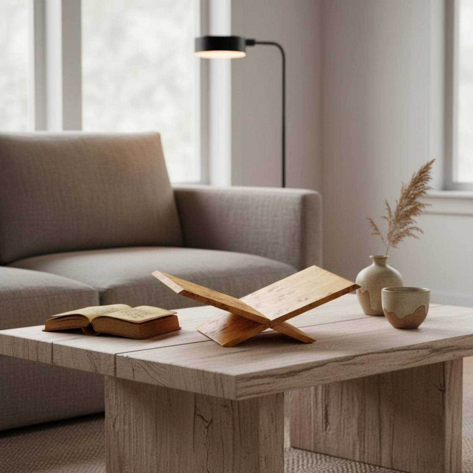 Cross Book Stand Wabi-Sabi Des – обзор и цена Frame Display Wood