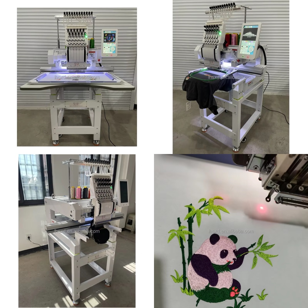 Single Head 12 15 Computerized – обзор и цена Embroidery Machine