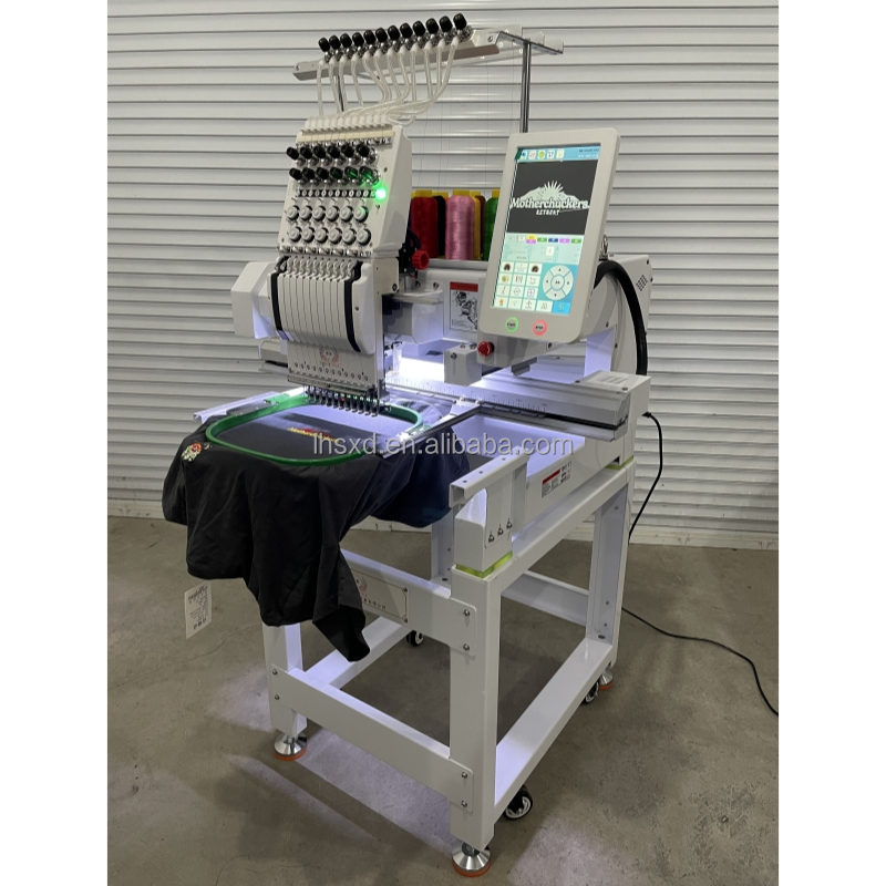 Single Head 12 15 Computerized – обзор и цена Embroidery Machine