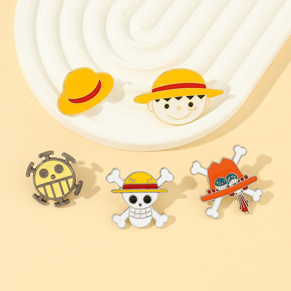 5 Pcs Cartoon Monkey D. Luffy  – обзор и цена Embroidery Tulle