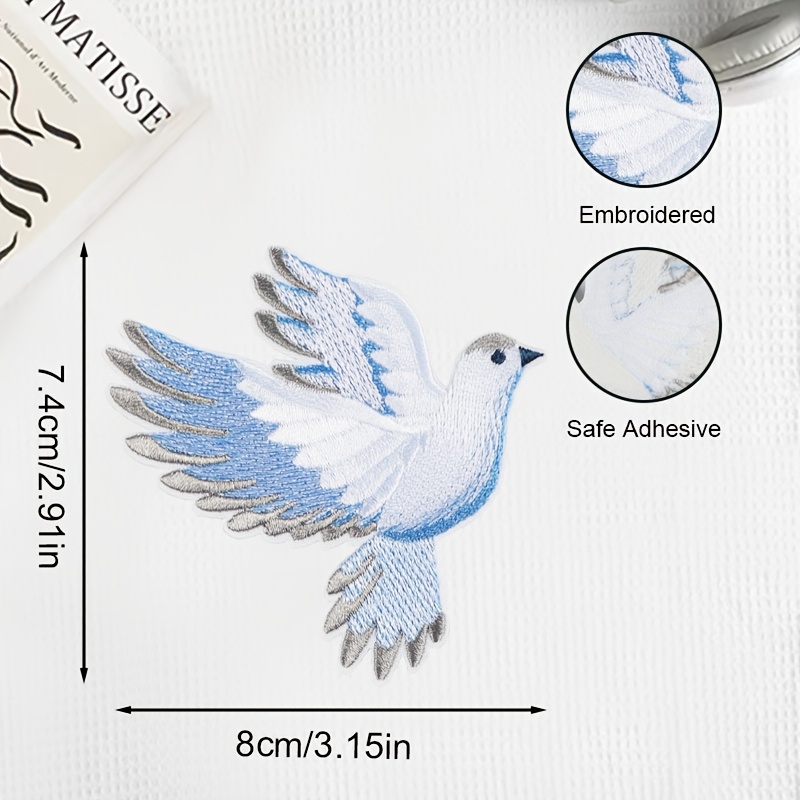 1pc blue-white gradient dove e – обзор и цена Embroidery Meaning