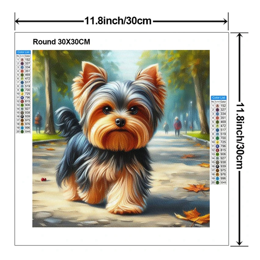 Yorkshire Terrier Dog 5D DIY D – обзор и цена Embroidery Gift Ideas