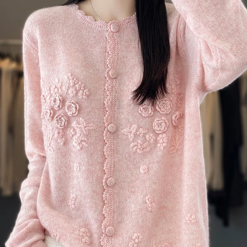 Women's 100% Pure Cashmere Car – обзор и цена Embroidery Thread Yarn
