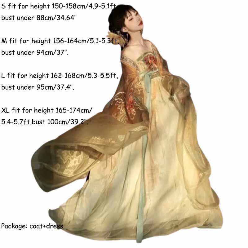 Women's Traditional Chinese Ha – обзор и цена Embroidery Yellow