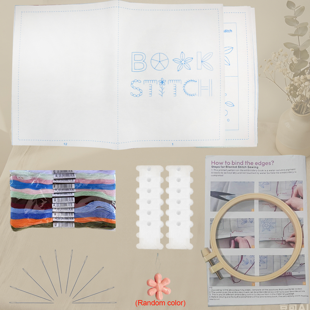 Hand-Embroidery Books Starter  – обзор и цена Embroidery Guide Paper