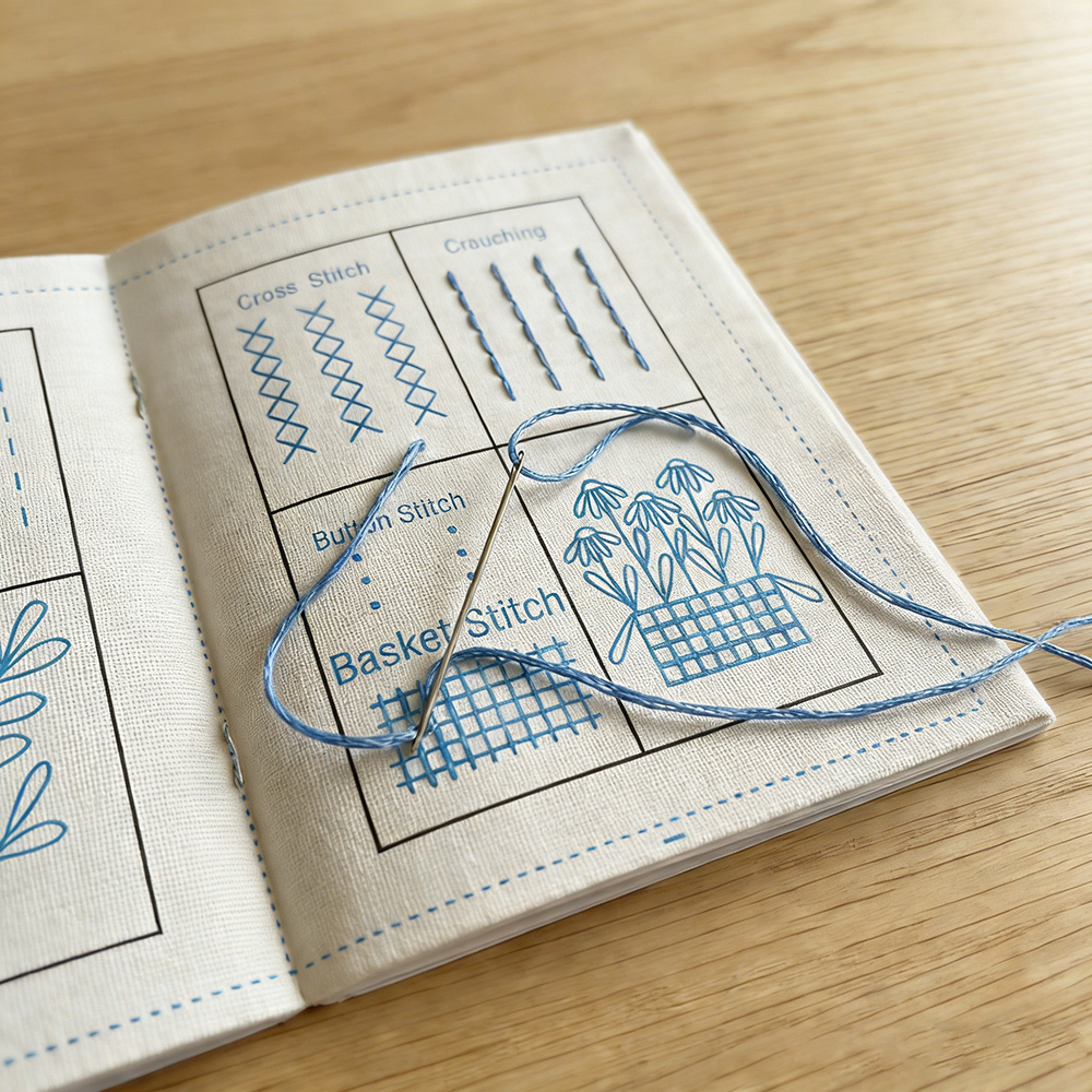 Hand-Embroidery Books Starter  – обзор и цена Embroidery Guide Paper