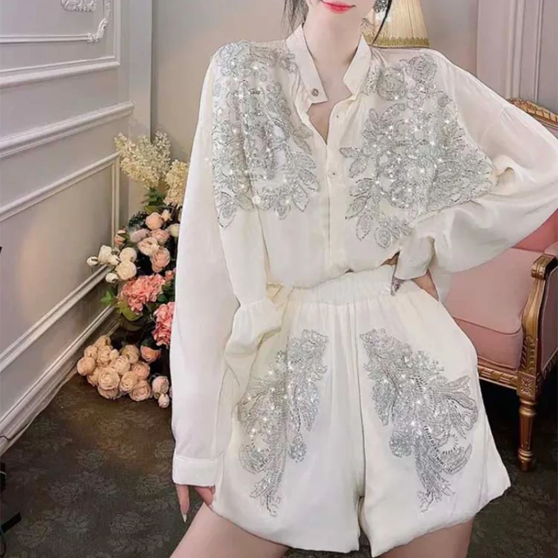 Transparent Flowers Embroidery – обзор и цена Embroidery Cotton Shirt