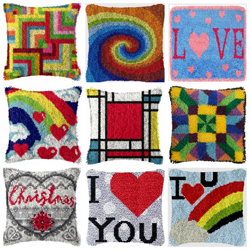 LOVE Pattern Cushion Smyrna Bu – обзор и цена Embroidery Meaning